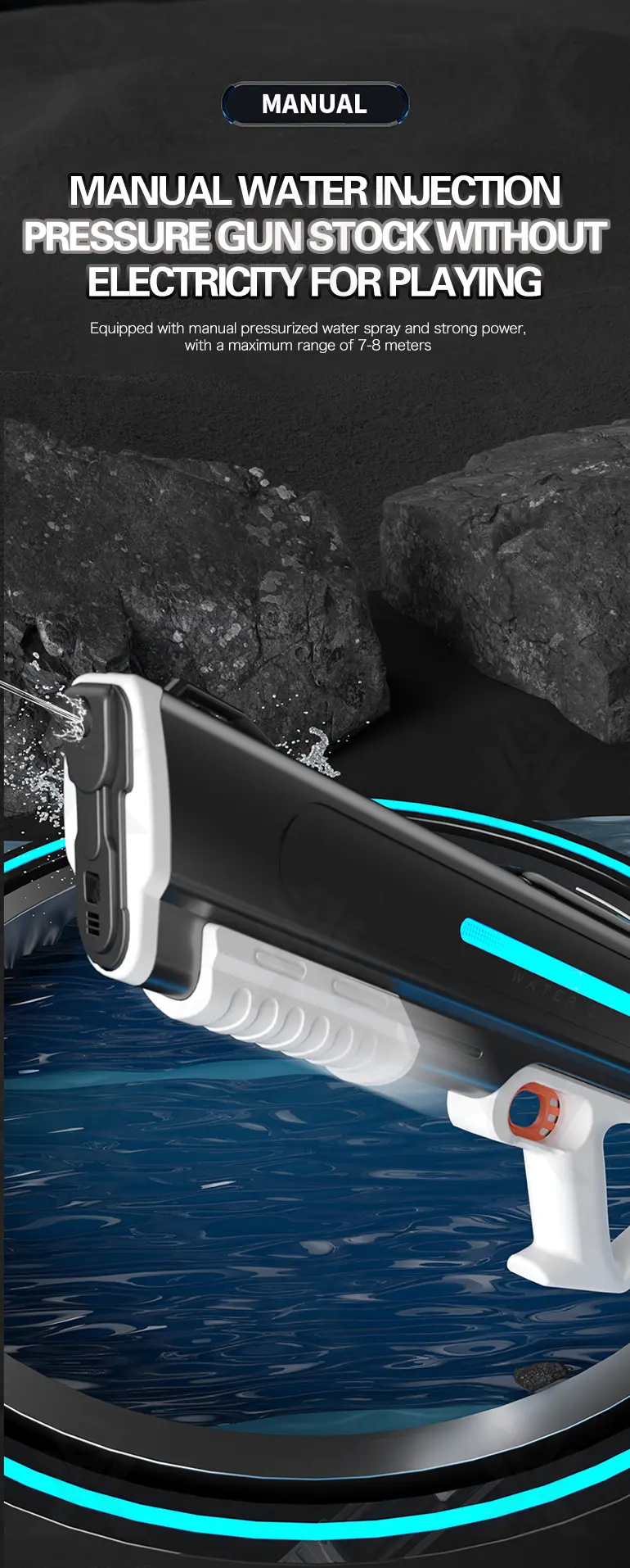 Electric High-Pressure Water Gun (TB-4457016) — illustrated product details, panel 5
