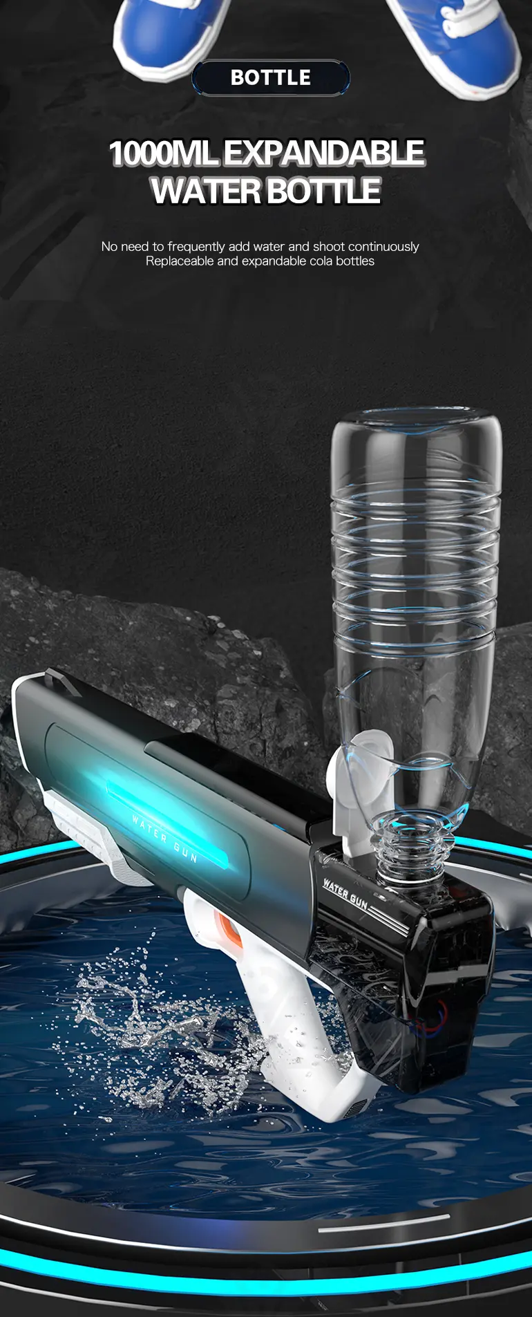 Electric High-Pressure Water Gun (TB-4457016) — illustrated product details, panel 8