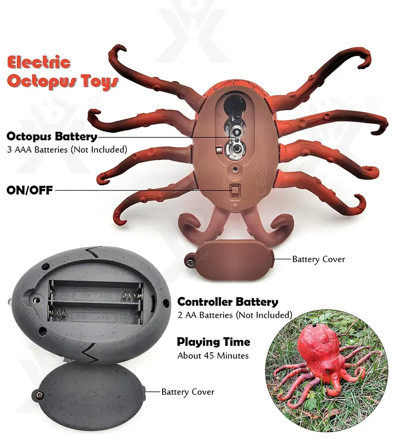 RC Octopus Toys, Fun RC Toys For Family Play (TB-4877376) — illustrated product details, panel 5
