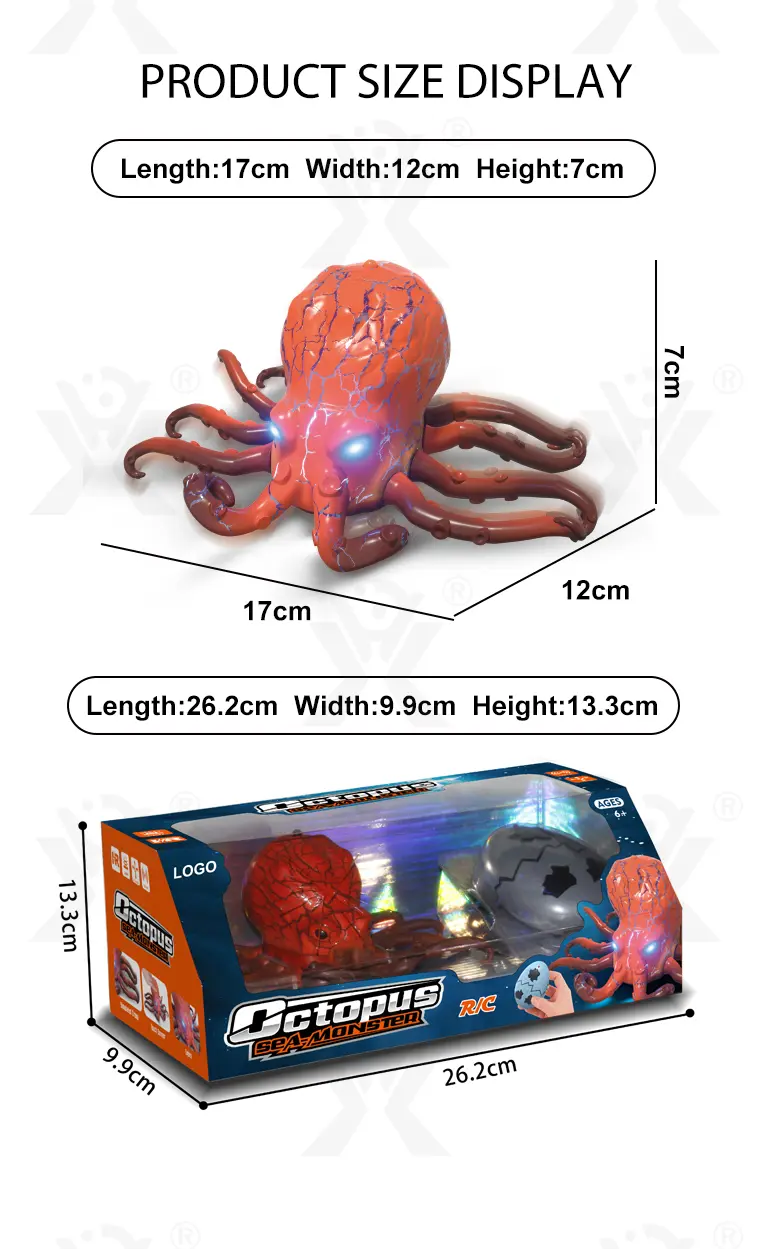 RC Octopus Toys, Fun RC Toys For Family Play (TB-4877376) — illustrated product details, panel 7