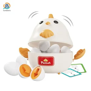 Wholesale Chick Puzzle Matching Toy, Easter Egg Shape, For Shape and Color Recognition – Toy Supplier Wholesale