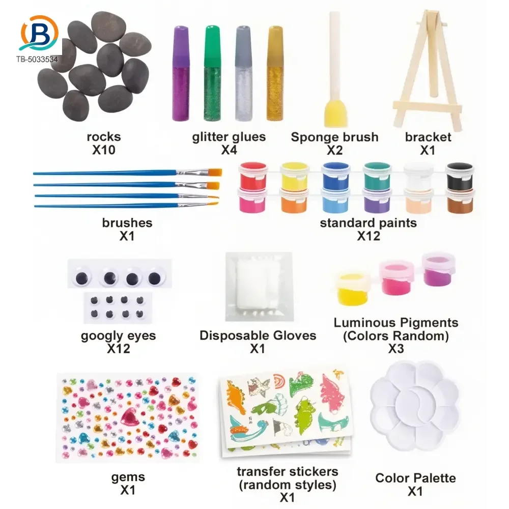Kids DIY Rock Painting Kit (TB-5033534) — product photograph 2