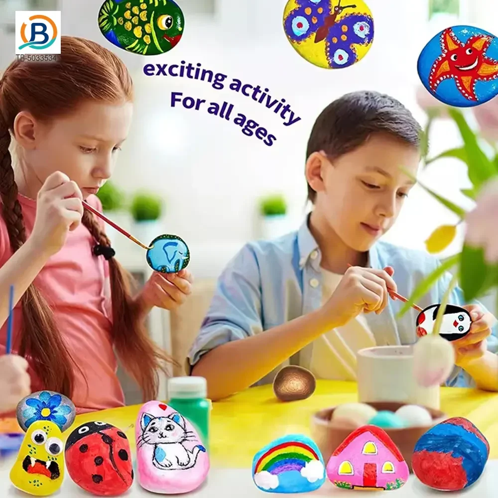 Kids DIY Rock Painting Kit (TB-5033534) — product photograph 4