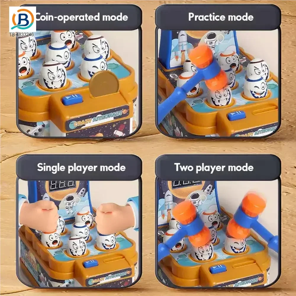 Kids Astronaut Whack-A-Mole Toy Game (TB-4833246) — product photograph 4