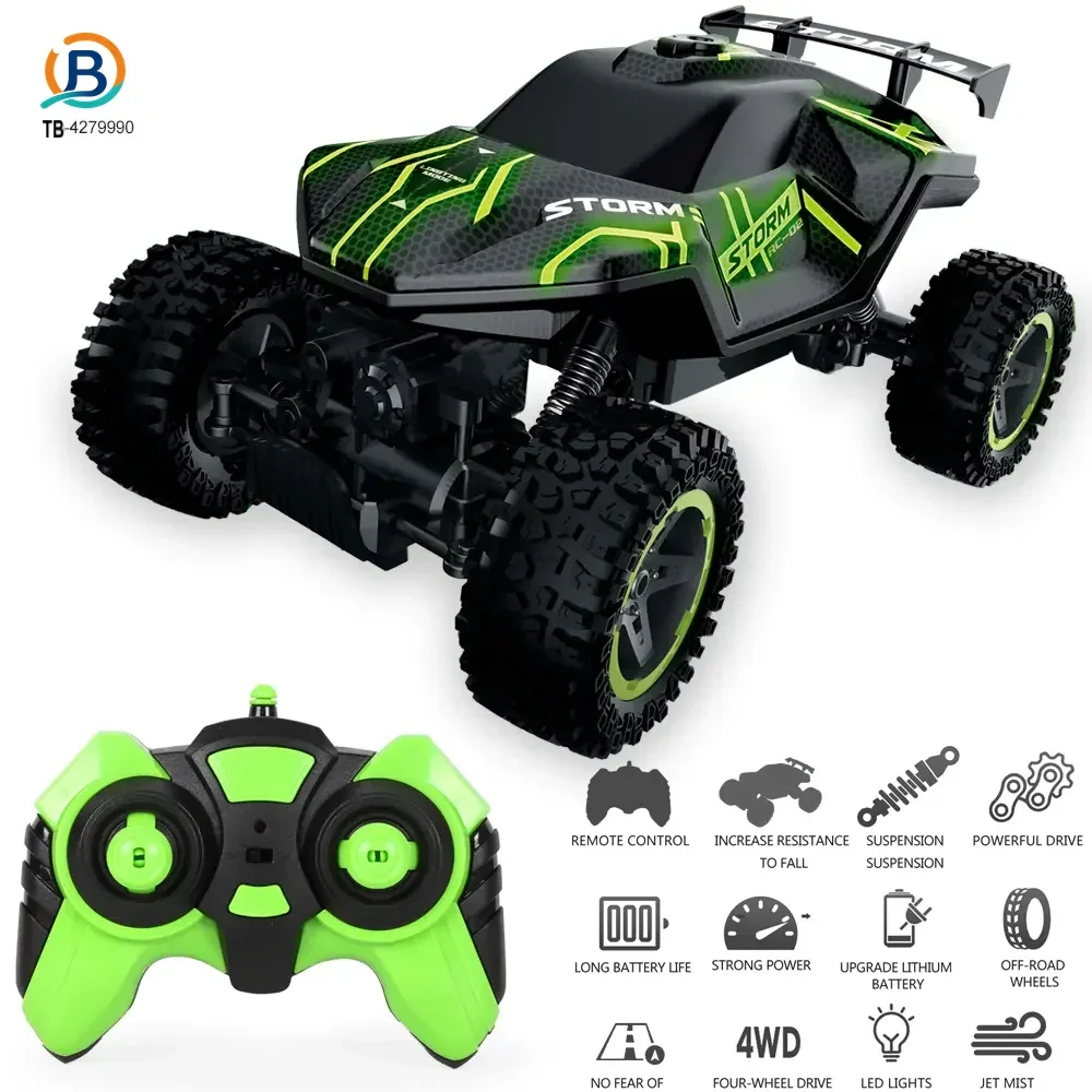 RC Cars 1/16 Scales, Spray Rock Crawler RC Car Toy (TB-4279990) — product photograph 4