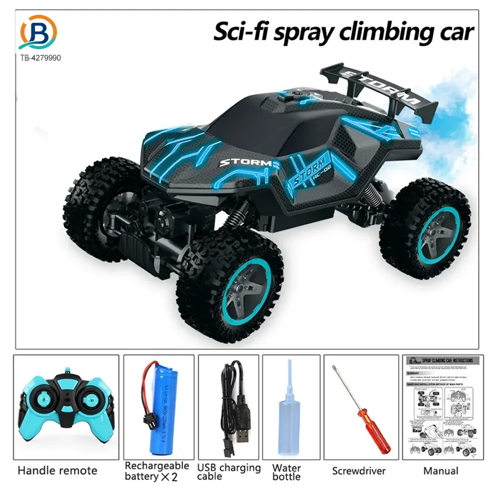 RC Cars 1/16 Scales, Spray Rock Crawler RC Car Toy (TB-4279990) — product photograph 6