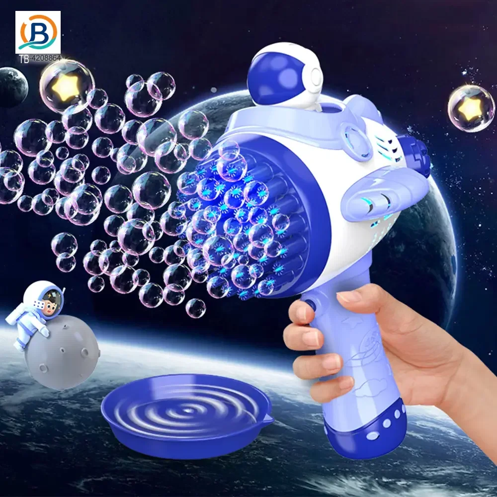 Astronaut Bubble Gun Toy, Spaceman Themed With 45 Holes (TB-4208864) — product photograph 2