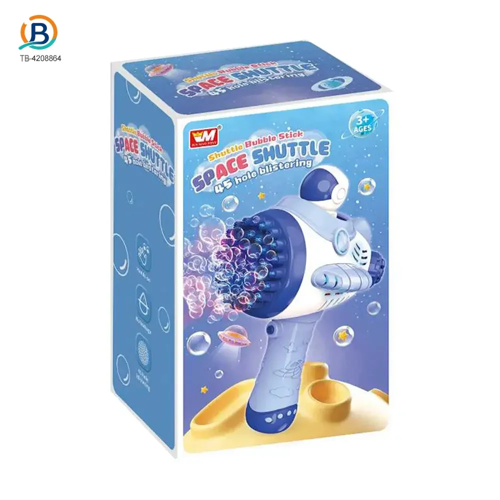 Astronaut Bubble Gun Toy, Spaceman Themed With 45 Holes (TB-4208864) — product photograph 5