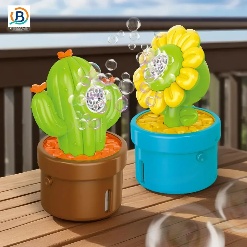 Plant-Shaped Bubble Machine Toy, Portable Cactus Bubble (TB-4906710) — product photograph 5