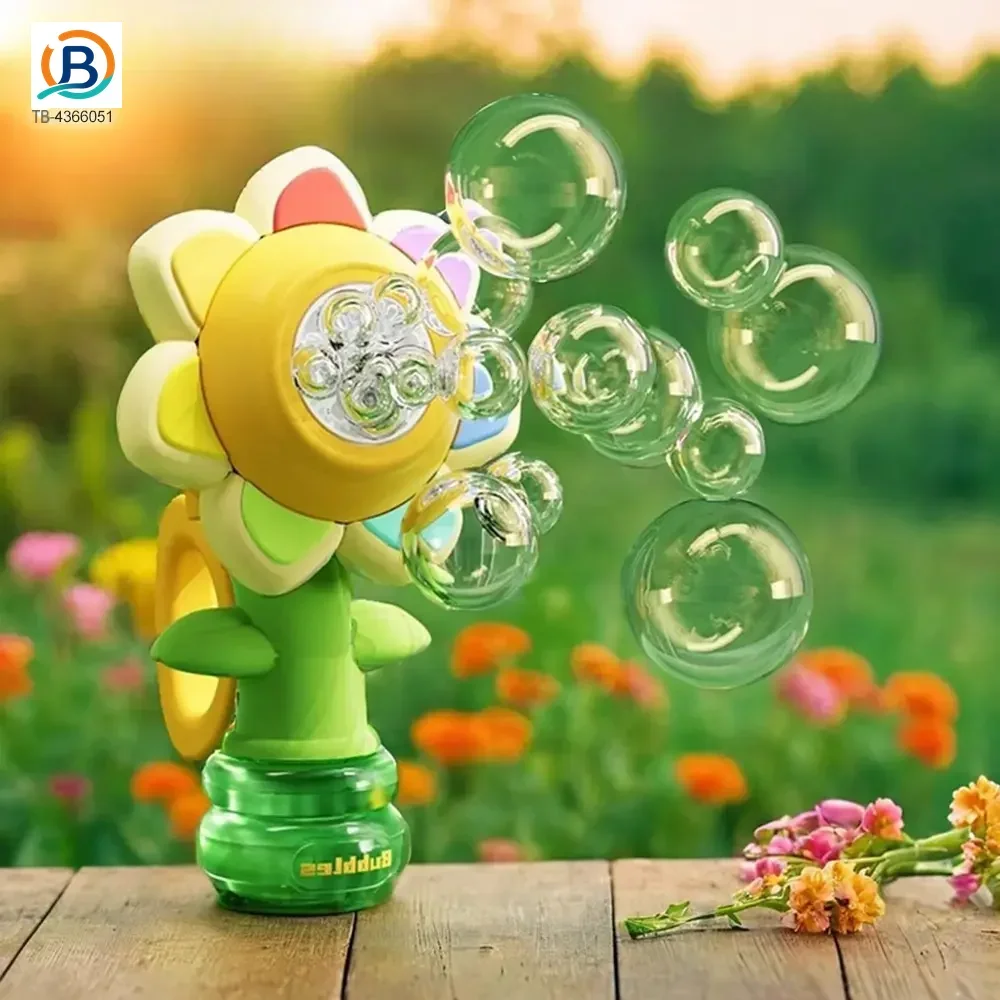 Sunflower Bubble Machine Toy -Summer Toys For Kids Supply (TB-4366051) — product photograph 2