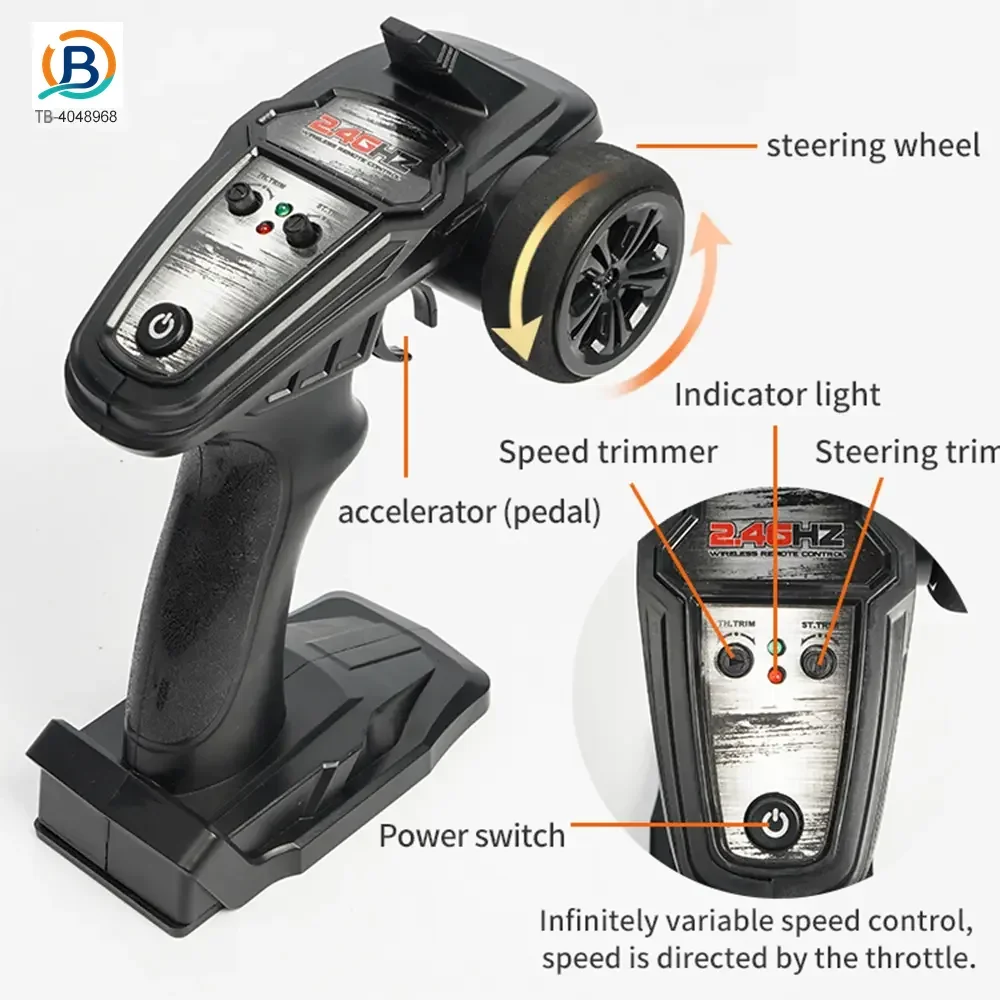 High-Speed RC Car, Fast Remote Control Car with 36KM/H Top Speed (TB-4048968) — product photograph 3