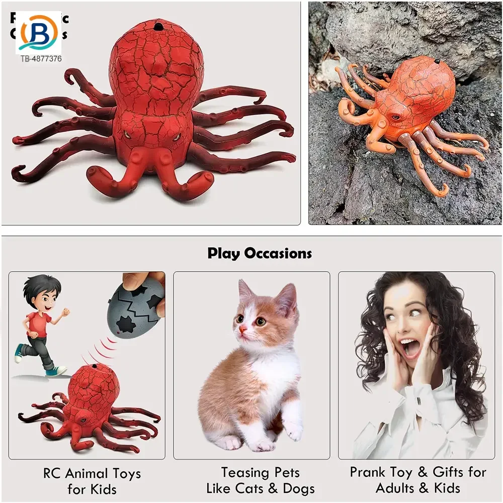 RC Octopus Toys, Fun RC Toys For Family Play (TB-4877376) — product photograph 3
