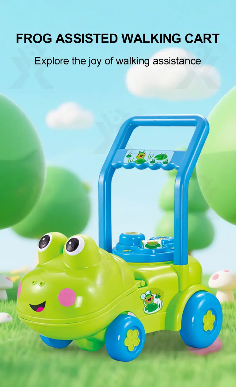 Lovely Frog Baby Walker (TB-1527909) — illustrated product details, panel 1
