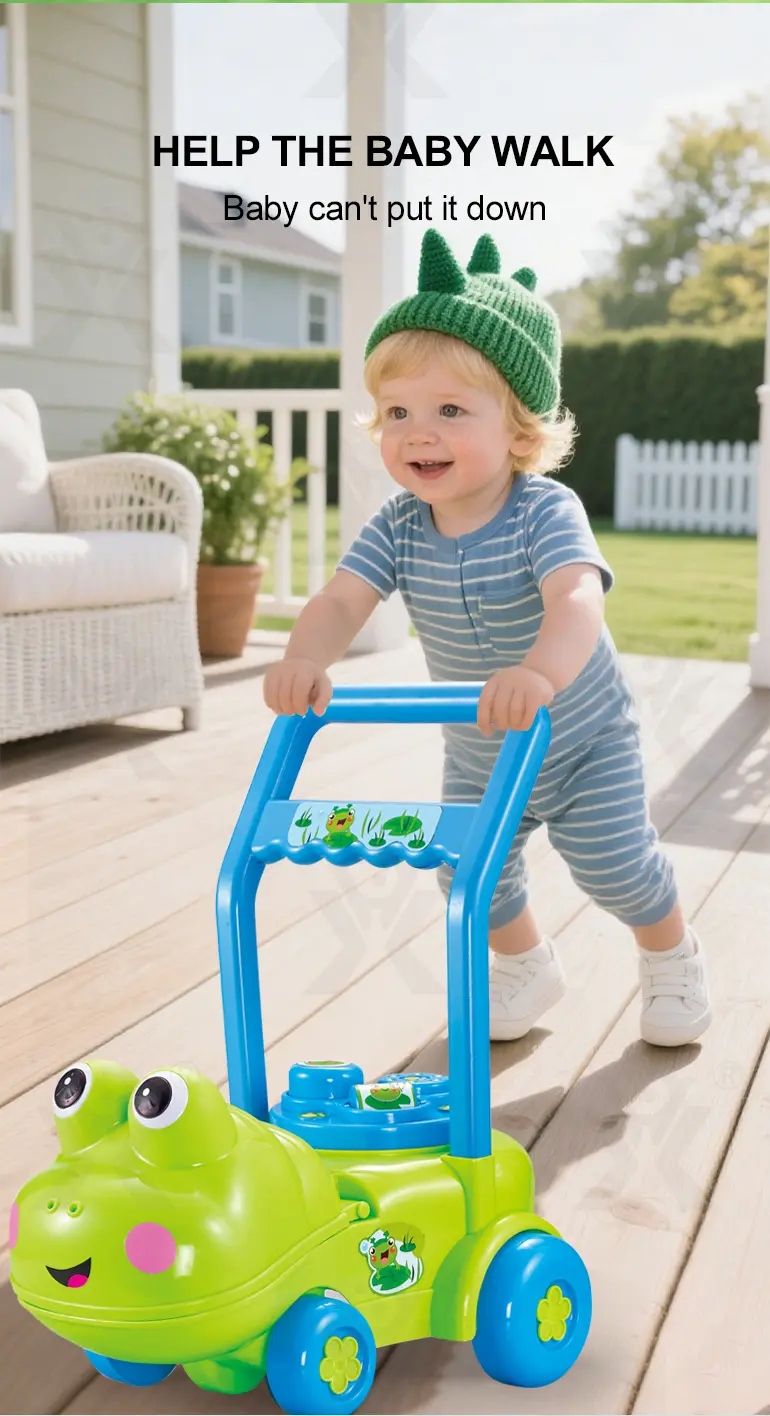 Lovely Frog Baby Walker (TB-1527909) — illustrated product details, panel 2