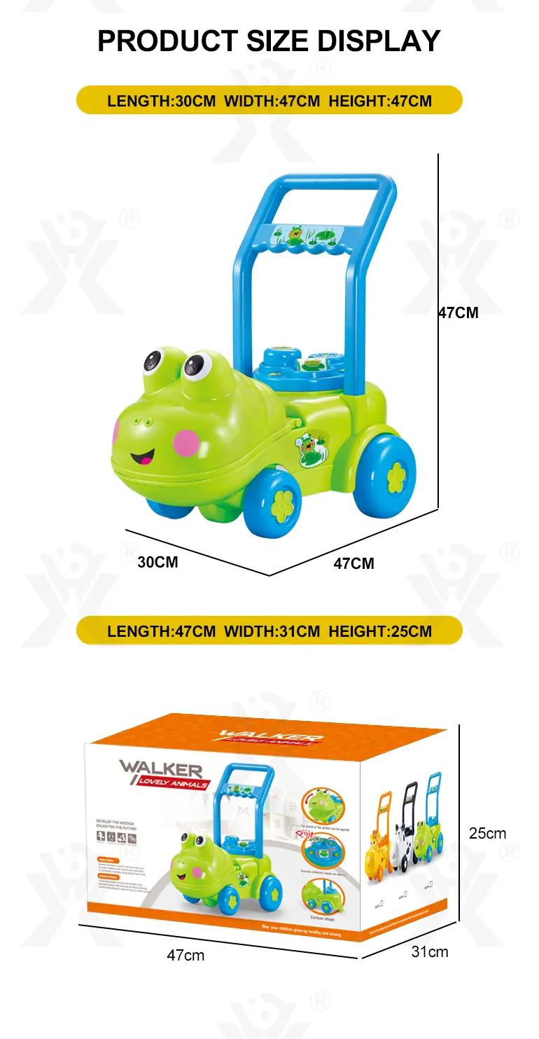 Lovely Frog Baby Walker (TB-1527909) — illustrated product details, panel 8
