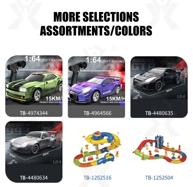 1: 64 Mini RC Car Toy, Remote Control Drift Car Toy (TB-4964566) — illustrated product details, panel 9