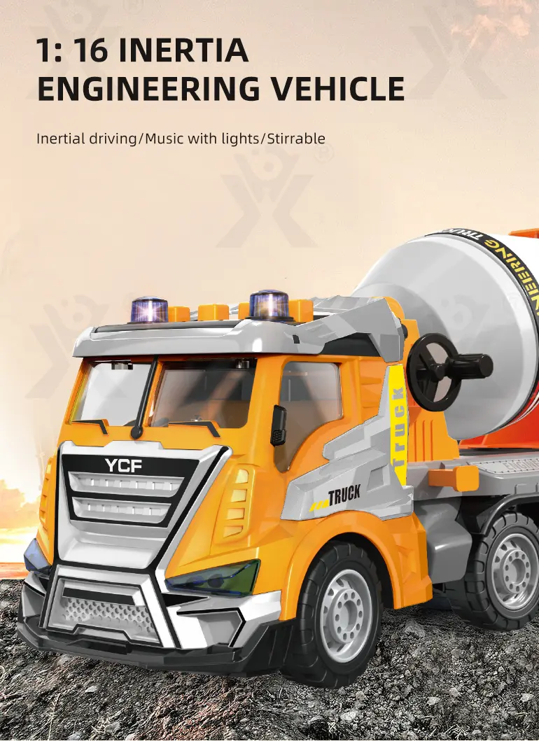 Concrete Mixture Truck (TB-4024242) — illustrated product details, panel 1