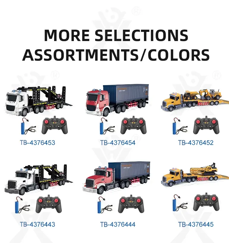 1:24 RC Trailer Car, Semi Truck Toy (TB-4376444) — illustrated product details, panel 6