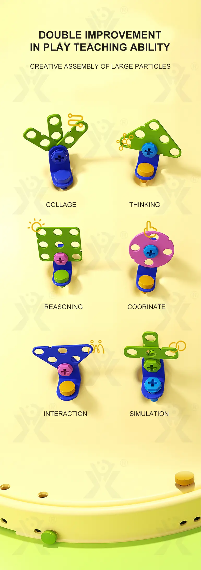 Magic Montessori Play, Screw Toolbox Toy -3 Year Old Educational Toys (TB-4225840) — illustrated product details, panel 2