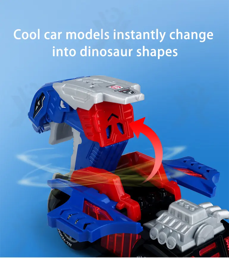 Dinosaur Engineering Car Toy, Deformation Dinosaur Robot Car Toy (TB-4470643) — illustrated product details, panel 4