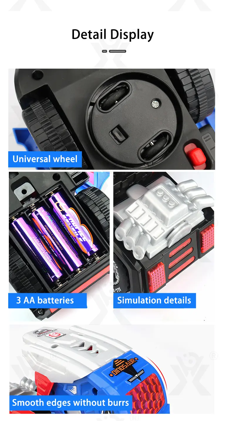 Dinosaur Engineering Car Toy, Deformation Dinosaur Robot Car Toy (TB-4470643) — illustrated product details, panel 6