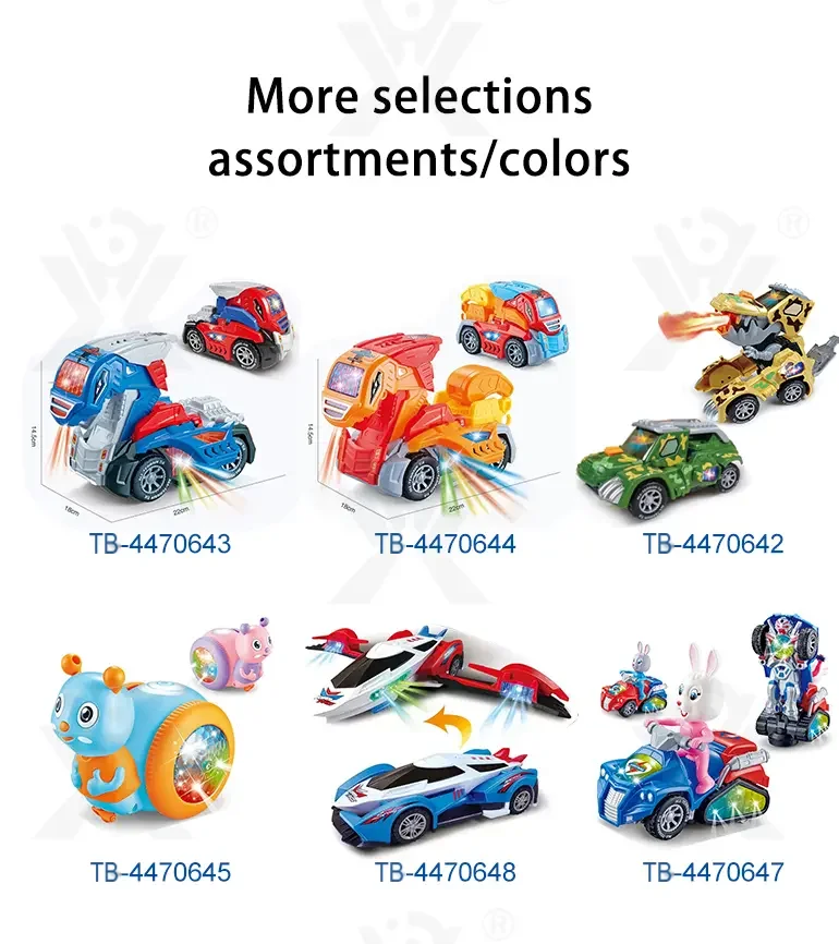 Dinosaur Engineering Car Toy, Deformation Dinosaur Robot Car Toy (TB-4470643) — illustrated product details, panel 7