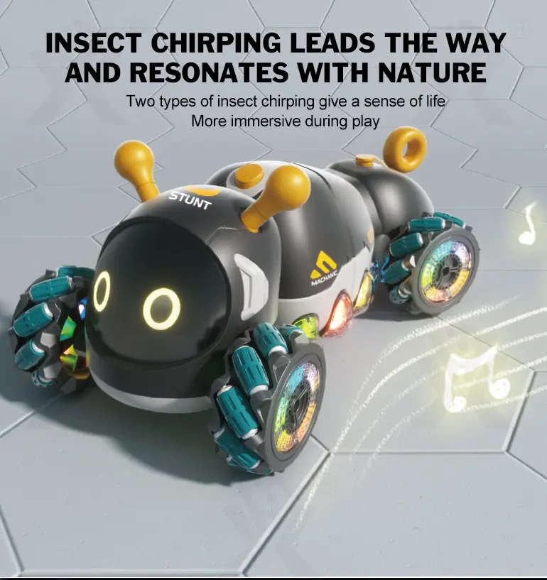 RC Bionic Caterpillar Stunt Car Toys (TB-4871179) — illustrated product details, panel 4