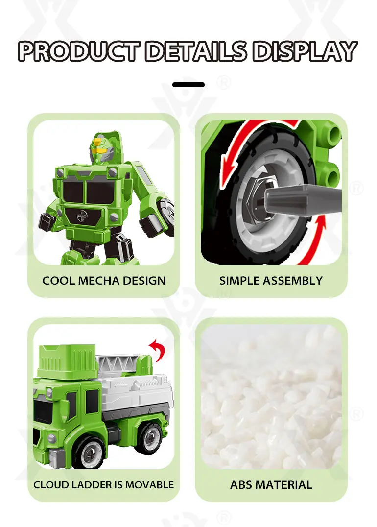 DIY Transforming Car Toy (TB-2007598) — illustrated product details, panel 5