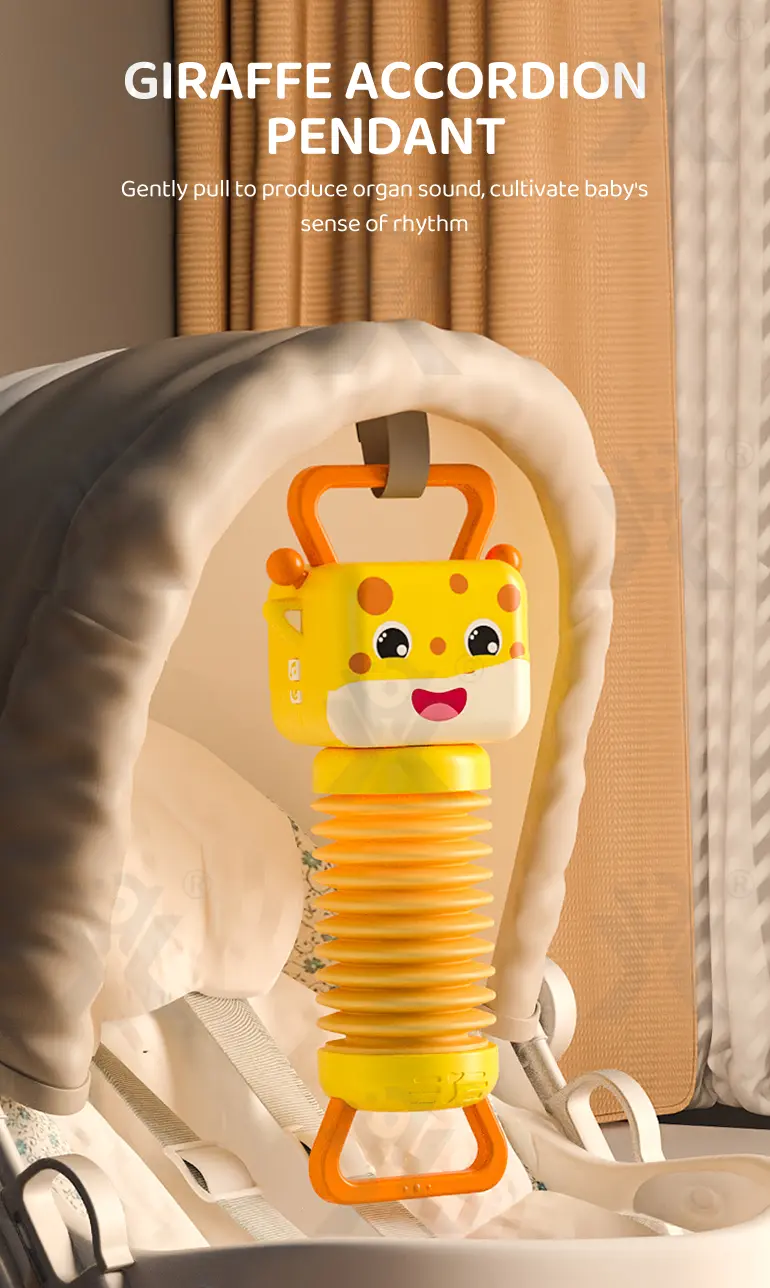 Giraffe Accordion Toy, Musical Toy (TB-4166173) — illustrated product details, panel 1
