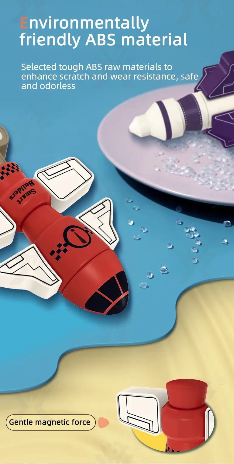 Magnetic Rocket Toys (TB-1521401) — illustrated product details, panel 6