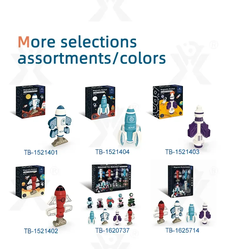 Magnetic Rocket Toys (TB-1521401) — illustrated product details, panel 7