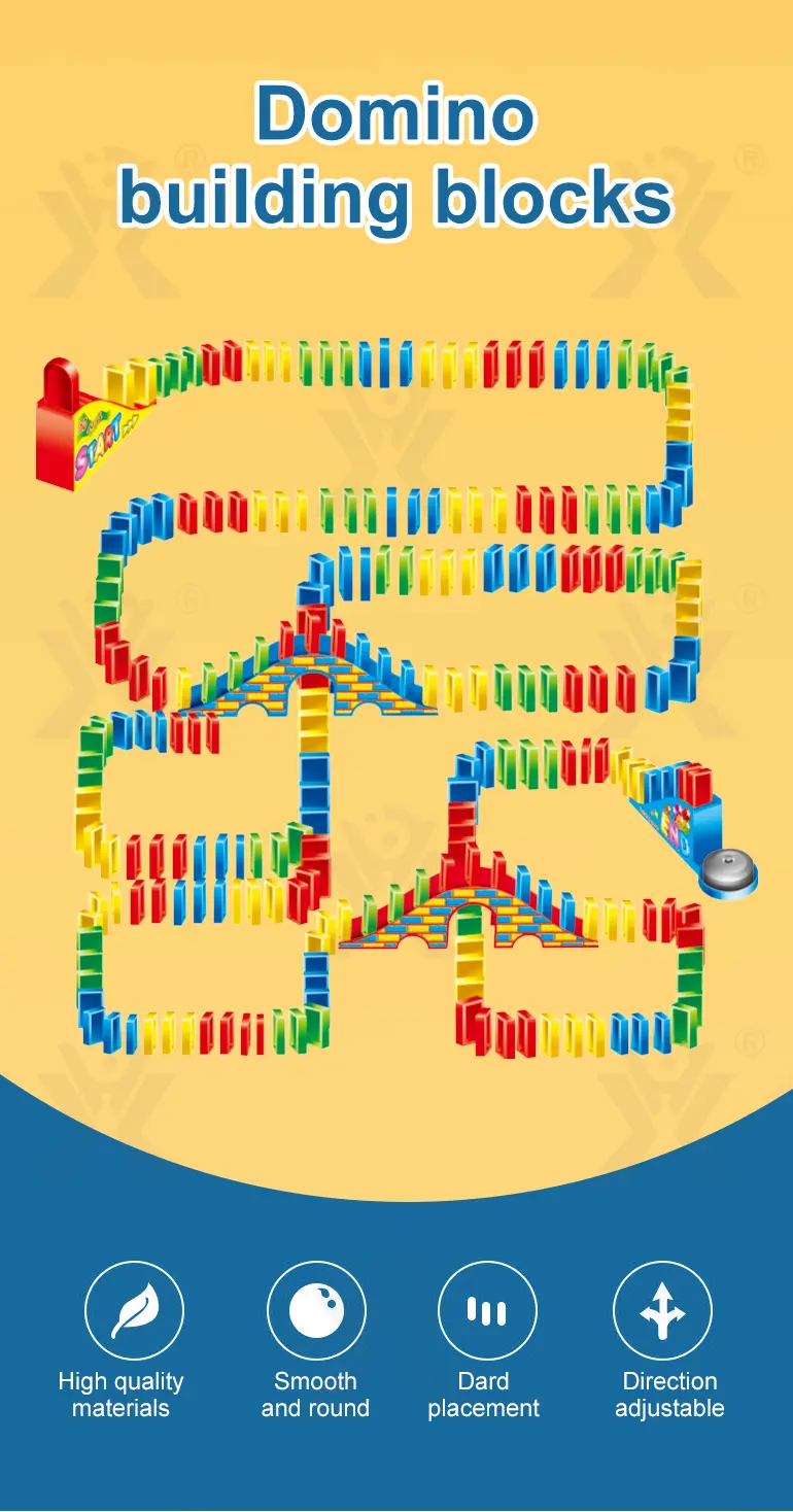 Domino Set Toy, Domino Kit -Educational Toys For Infant (TB-0448583) — illustrated product details, panel 1