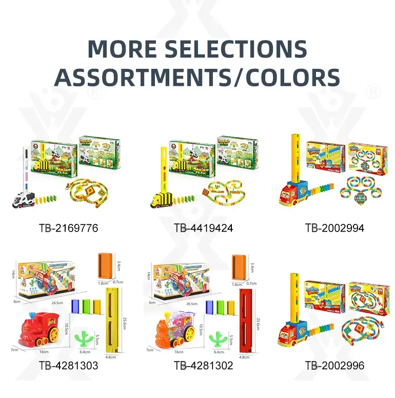 Domino Set Toy, Domino Kit -Educational Toys For Infant (TB-0448583) — illustrated product details, panel 6
