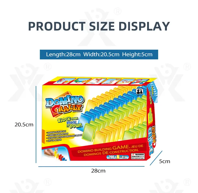 Domino Set Toy, Domino Kit -Educational Toys For Infant (TB-0448583) — illustrated product details, panel 7