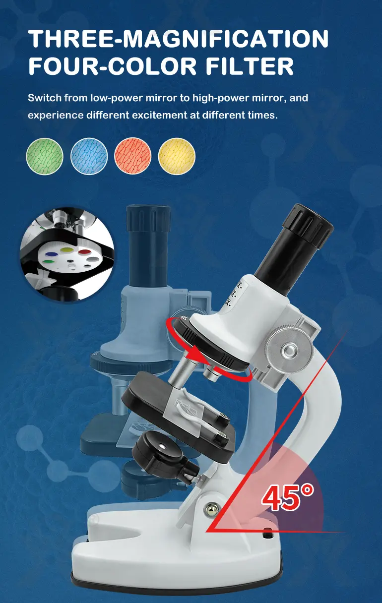 Optical Microscope Toy Set (TB-4062274) — illustrated product details, panel 4