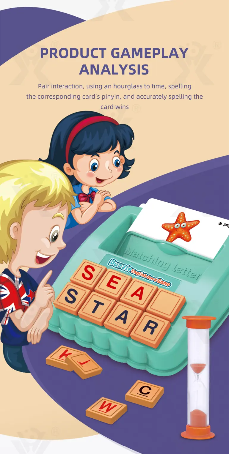 Spelling Games, Puzzle English Toy (TB-1464197) — illustrated product details, panel 3
