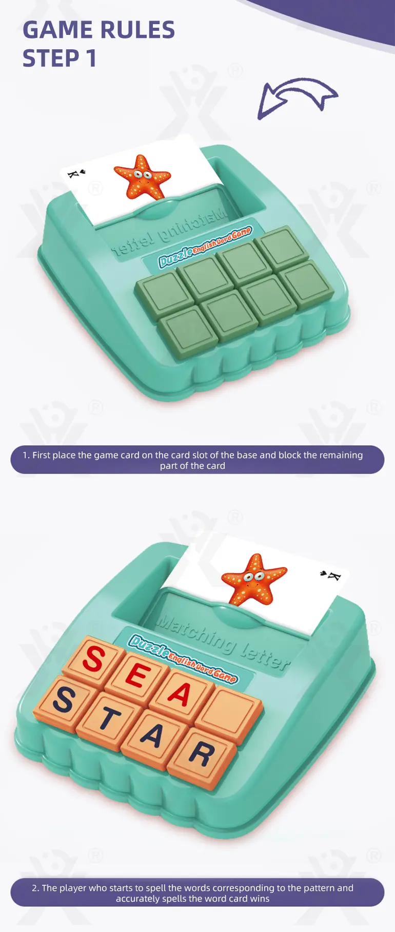 Spelling Games, Puzzle English Toy (TB-1464197) — illustrated product details, panel 4