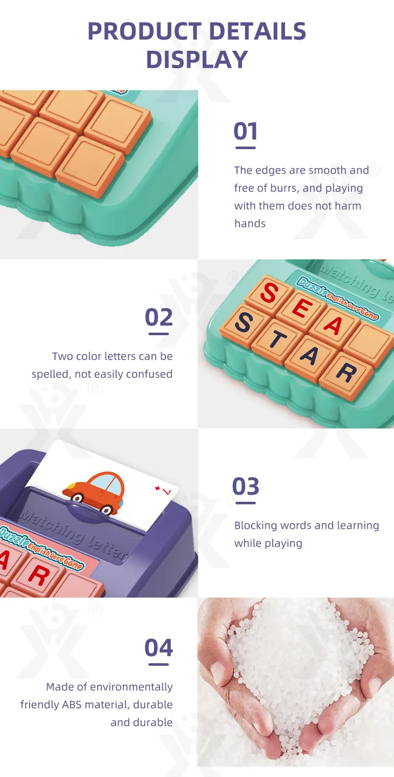 Spelling Games, Puzzle English Toy (TB-1464197) — illustrated product details, panel 6