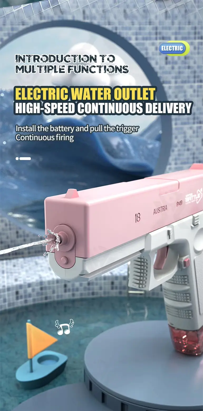 Kids Automatic Water Gun (TB-3989061) — illustrated product details, panel 4