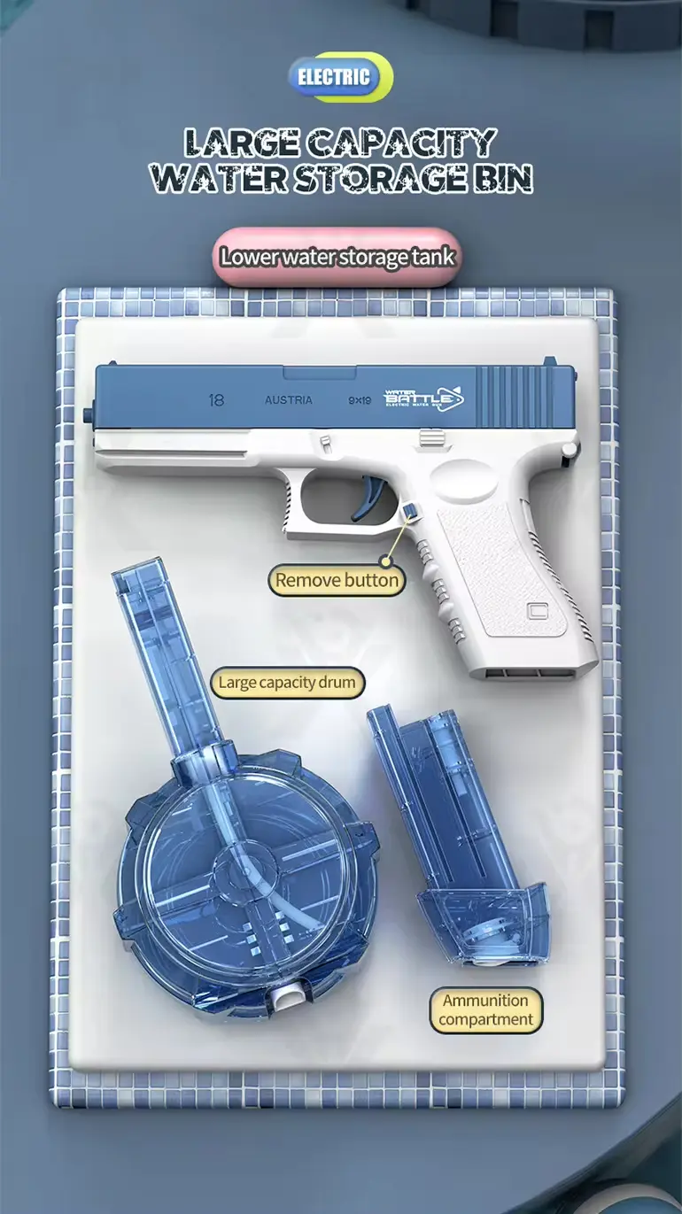 Kids Automatic Water Gun (TB-3989061) — illustrated product details, panel 5
