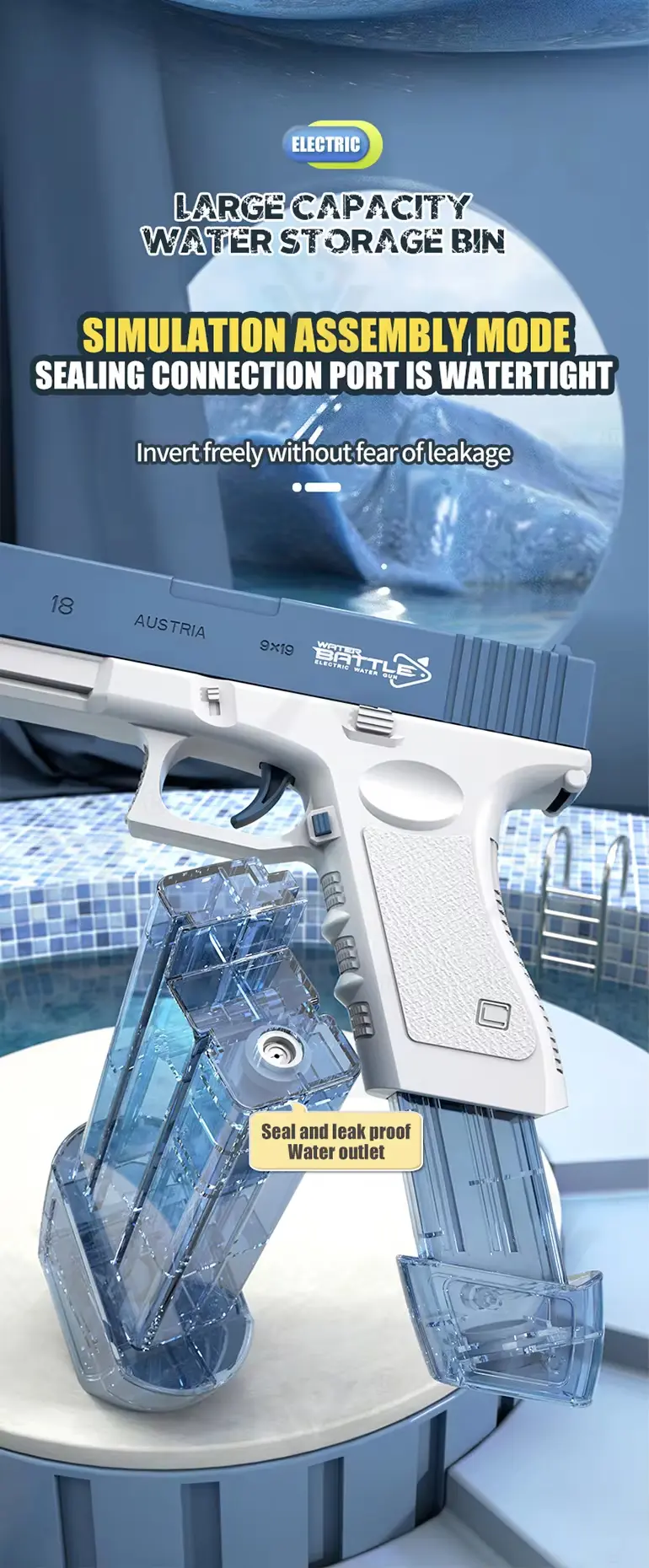 Kids Automatic Water Gun (TB-3989061) — illustrated product details, panel 7