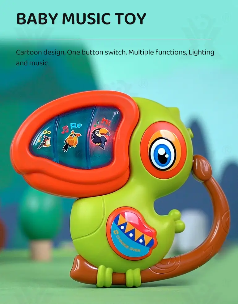 Buy Little Anael Bird, Cartoon Bird Piano Toy (TB-3985073) — illustrated product details, panel 1