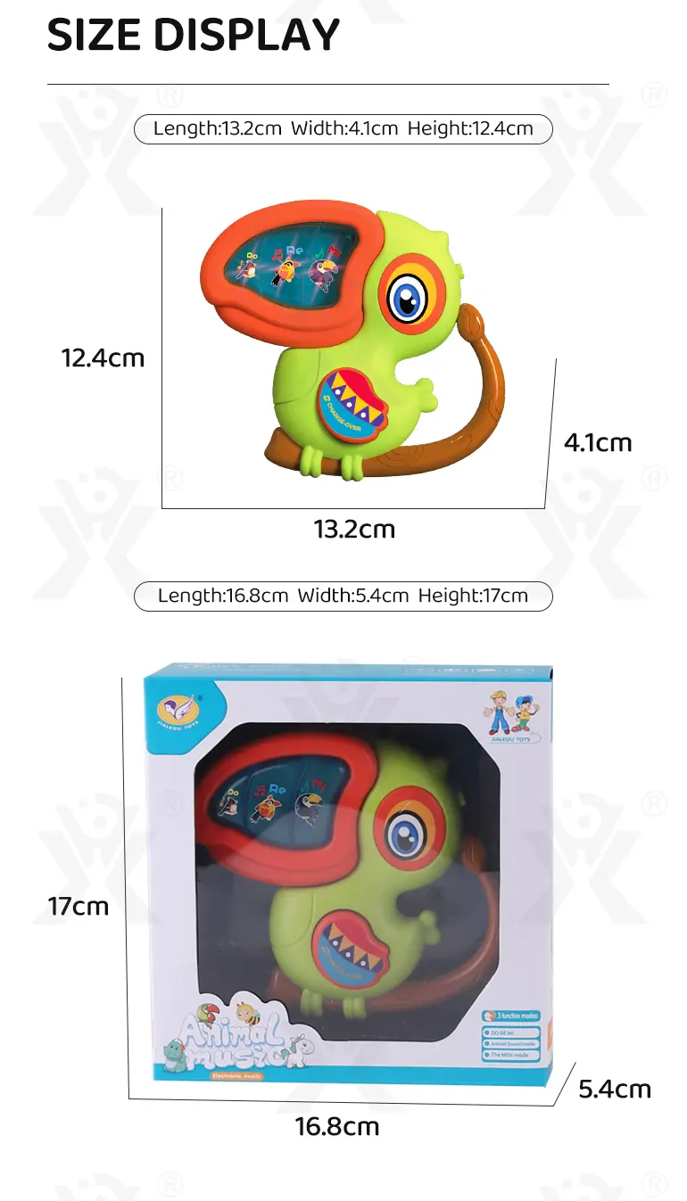 Buy Little Anael Bird, Cartoon Bird Piano Toy (TB-3985073) — illustrated product details, panel 8