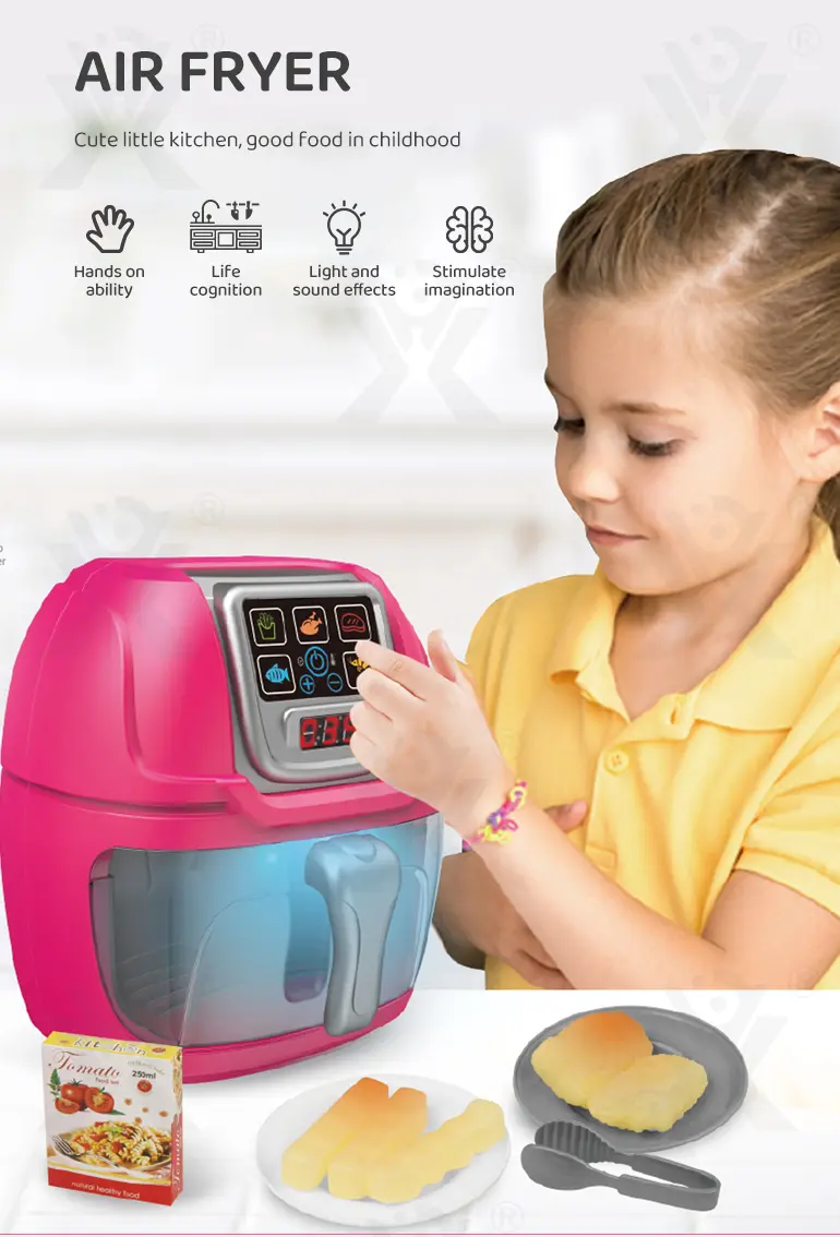 Air Fryer Toy (TB-3977808) — illustrated product details, panel 1