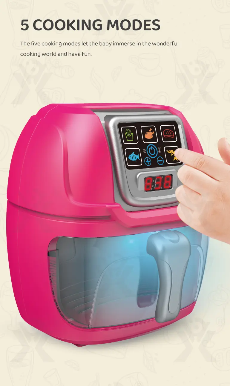Air Fryer Toy (TB-3977808) — illustrated product details, panel 2