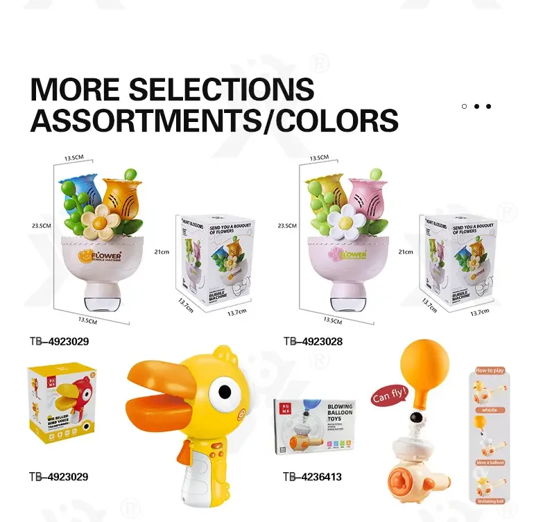 Electric Handheld Flower Bubble Machine Toy (TB-4923029) — illustrated product details, panel 10