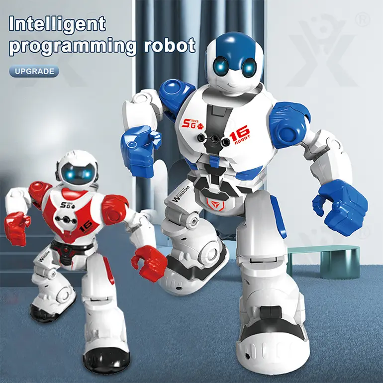 RC Robot Toys with Coding Sequence For Kids (TB-4057864) — illustrated product details, panel 1