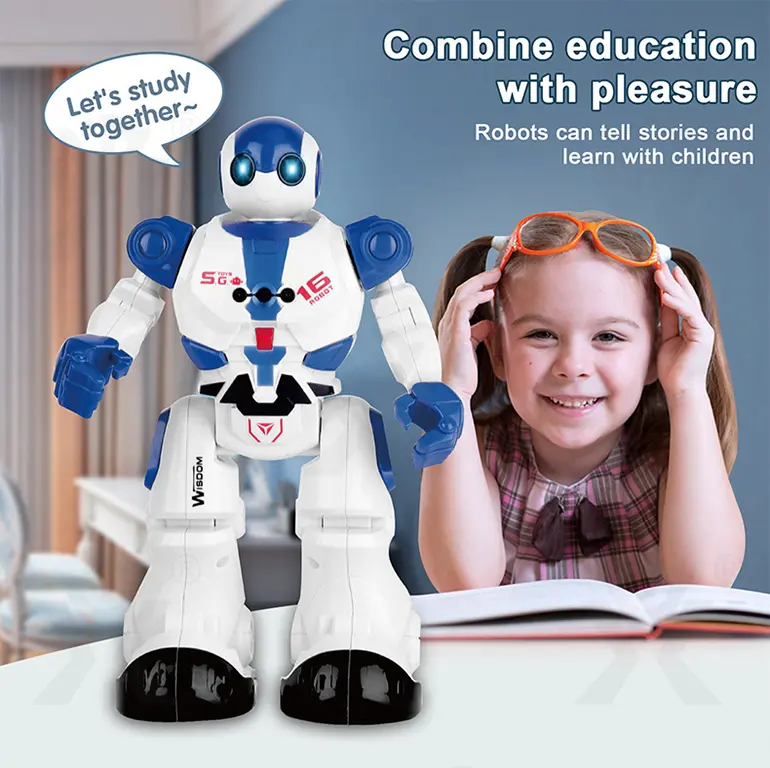 RC Robot Toys with Coding Sequence For Kids (TB-4057864) — illustrated product details, panel 2