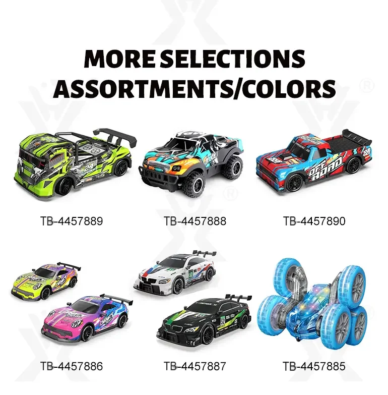 1:24 Scale Glowing RC Car, High Speed, Ultra Fun (TB-4325629) — illustrated product details, panel 7