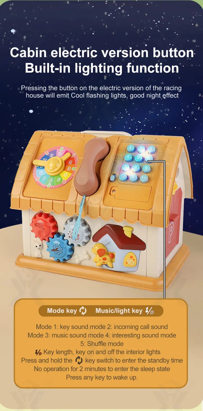 Playhouse Block Toy with Cars (TB-4067814) — illustrated product details, panel 11